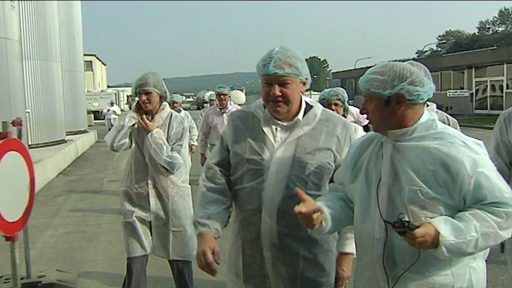 Visite du Ministre Marcourt chez Solarec