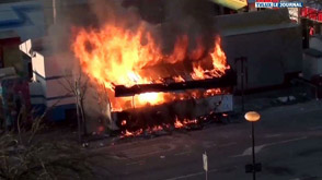 Arlon. Spectaculaire incendie lors du carnaval