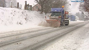 Manhay : Intempéries : le neige de retour en  force