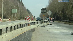 RN89 : Début du chantier entre Champlon et Saint-Hubert 