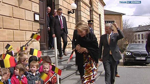 Philippe et Mathilde en visite dans le sud-Luxembourg