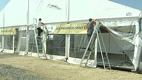 Libramont : préparatifs de la foire 2013