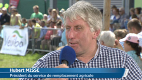 Hubert Misse, président du service de remplacement agricole