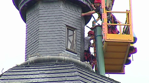 Saint-Hubert : intervention du GRIMP à la basilique