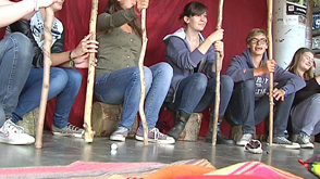 Redu : répétition spectacle interactif Ardenne et Bretagne 