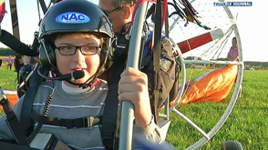 Halconreux : vol « jeune » en paramoteur