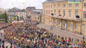 Joyeuse entrée à Arlon : 5000 personnes place Léopold