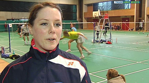 Portrait Séverine Corvilain (badminton)