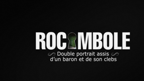Rocambole : Double portrait assis dun baron et de son clebs