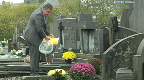 Toussaint : visite sur les tombes