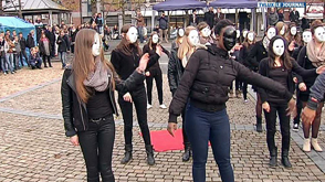 Marche : le ruban blanc contre la violence faite aux femmes