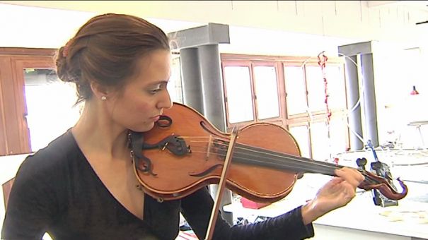 Marloie: de grands violons customisés 