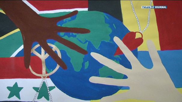 Arlon :  des dessins pour la paix