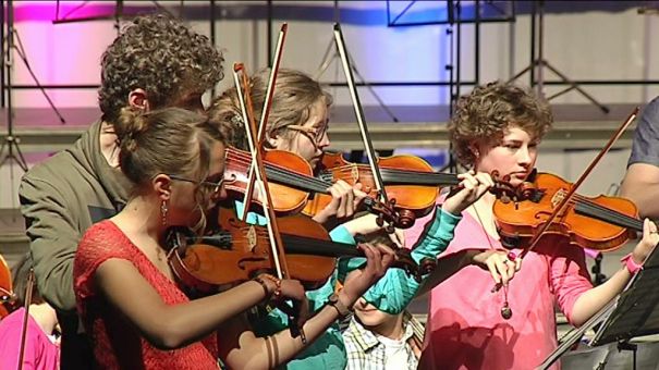 Libramont. Concert de violons des Académies