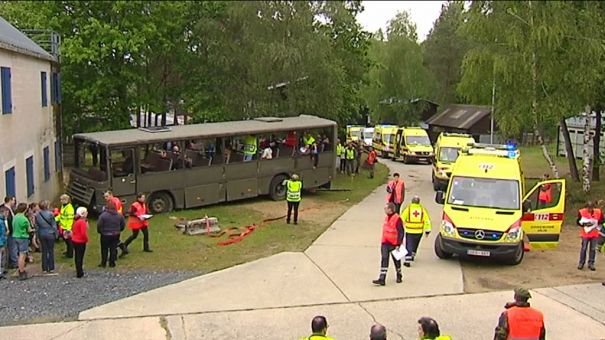 Arlon : exercice catastrophe 