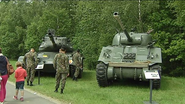 Portes ouvertes au camp militaire de Lagland 