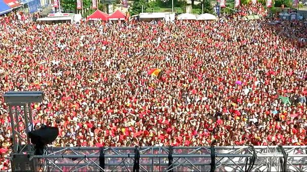 Belgique-Russie : la liesse à Arlon 