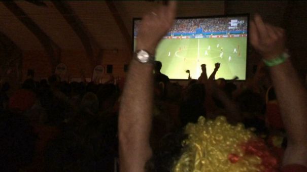 Libramont : 3000 fans derrières les Diables 