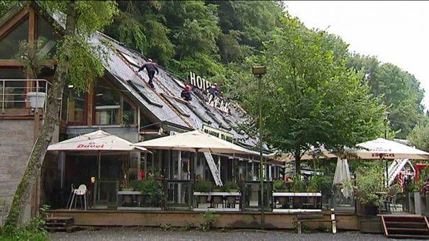 Durbuy. La Calèche en feu