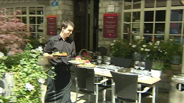 Durbuy. Les étudiants au boulot !