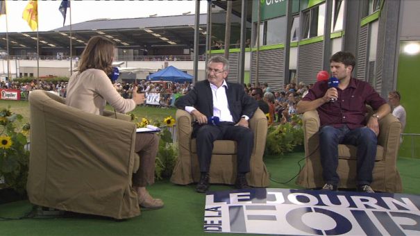 Invités René collin et Marc-André Henin, éleveur 
