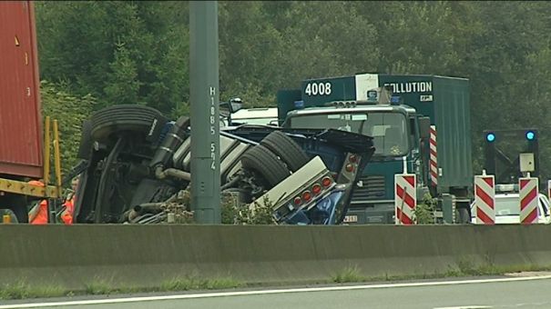 Accident à Tellin : la E411 fermée une partie de la journée