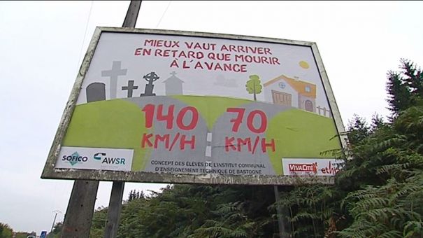 Bastogne: les élèves de l'ICET auteurs de campagne de prévention routière