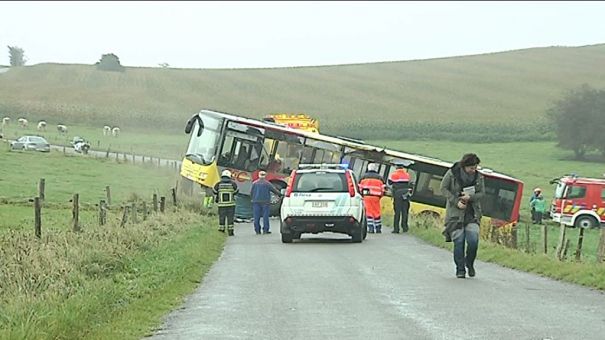La Roche. Deux blessés dans un accident de bus 