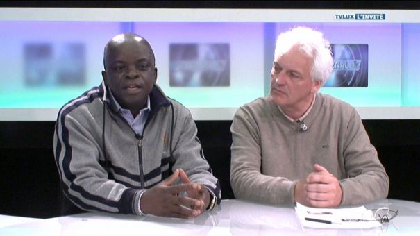 Patrick Besure et Félicien Mbikayi Cimanga, lancement de la campagne 11.11.11