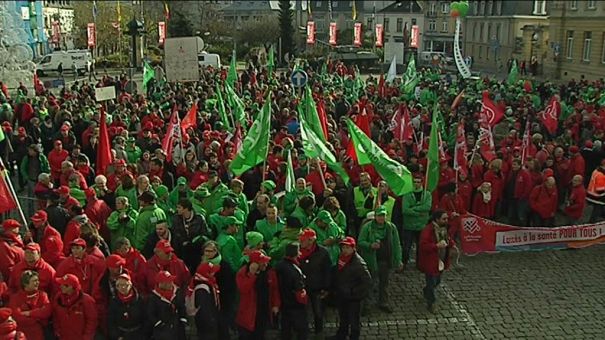 Arlon : manifestation pour la grève tournante