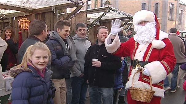 Libin. Premier marché de Noël