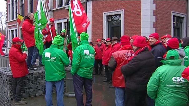 Grève nationale : piquets à Marche