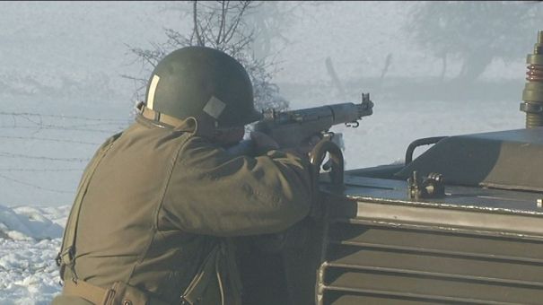 Recogne : reconstitution de la Bataille des Ardennes
