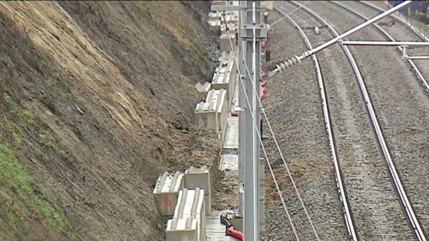 SNCB: trafic interrompu suite à un affaissement