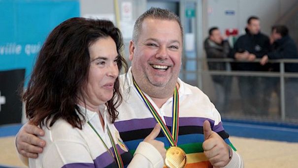 Claudy Weibel Champion du monde de pétanque