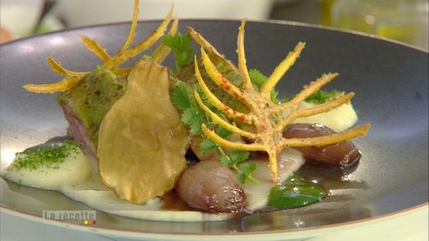 Veau de nos prairies en croûte d'herbe verte