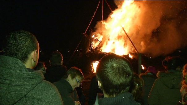 Grand feu à Resteigne