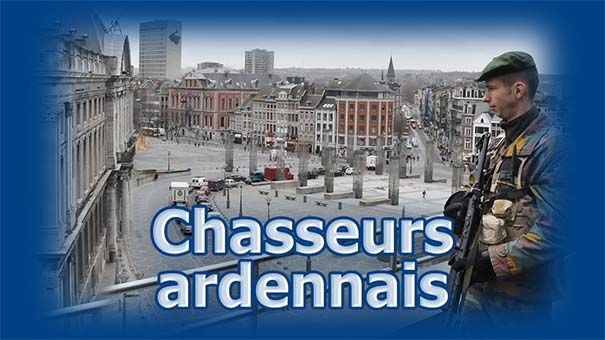 Des chasseurs ardennais à Verviers