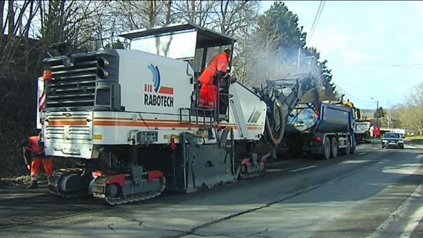 N845 Travaux entre Neufchâteau et Petivoir