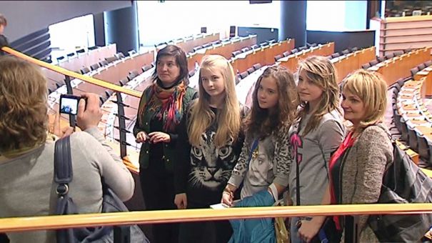 Des étudiants libramontois au Parlement européen 