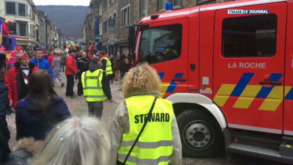 La Roche : les pompiers sinvitent au cortège