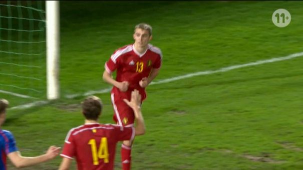 Timothy Castagne marque son premier but chez les Diablotins