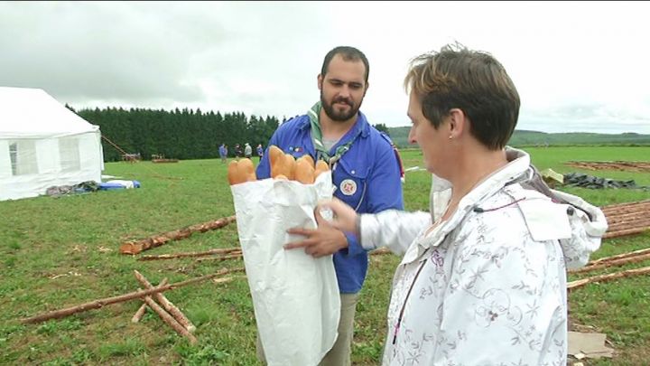 Feuilleton à la ferme : les scouts