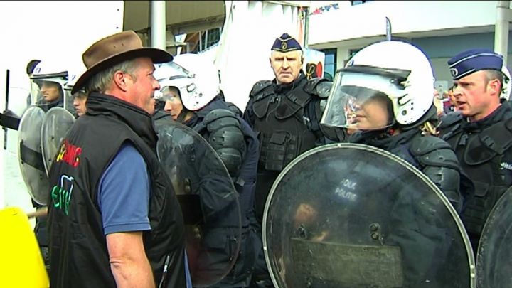 Les agriculteurs en colère