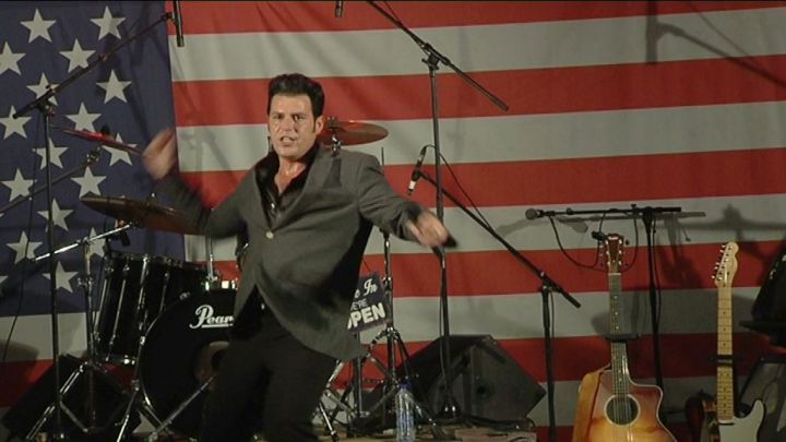Elvis de retour sur scène au festival country à Bomal