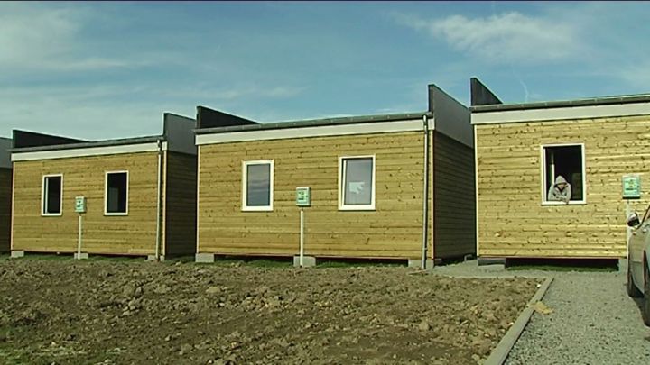 Des chalets pour les demandeurs d'asile