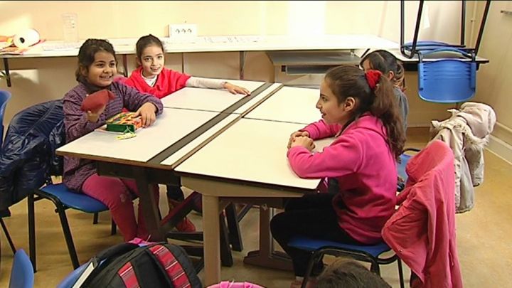 Rentrée des classes pour les enfants du centre Croix-Rouge de Sainte-Ode