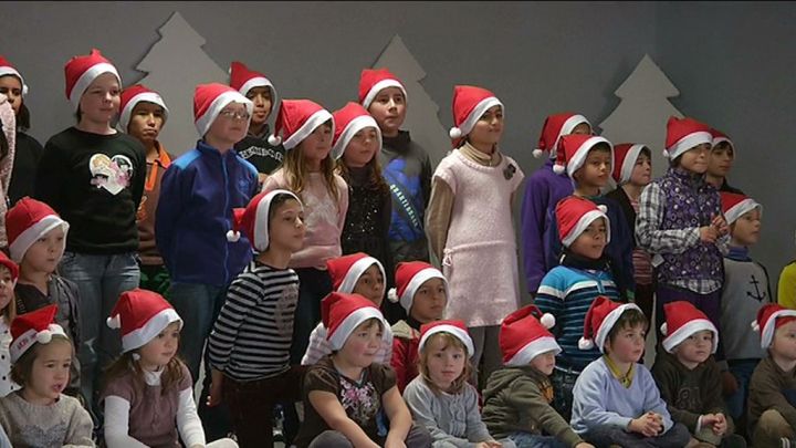 Rencontre entre écoliers de Sprimont et personnes âgées