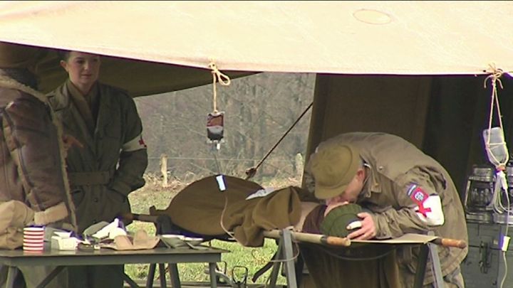 Reconstitution de la prise de l'hôpital de campagne