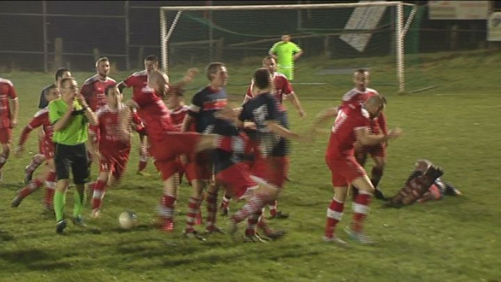 Football : terrible bagarre à Orgéo - Transinne !